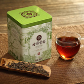 200克散茶茶叶铁罐装 七彩云南普洱茶熟茶特级名门普洱 菊花