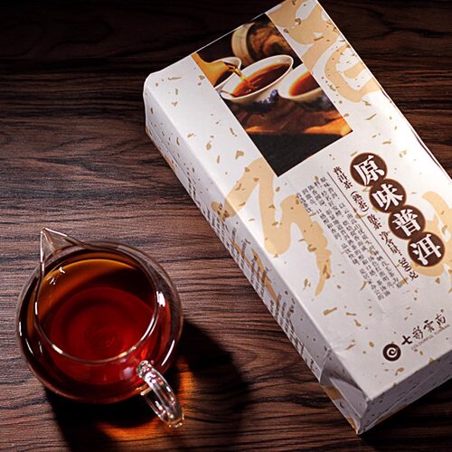 七彩云南原味普洱熟茶散茶300g