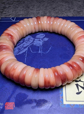 藏式满血骆驼骨切片珠手链