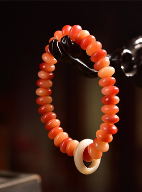 满血骆驼骨算盘珠手串药片珠手链
