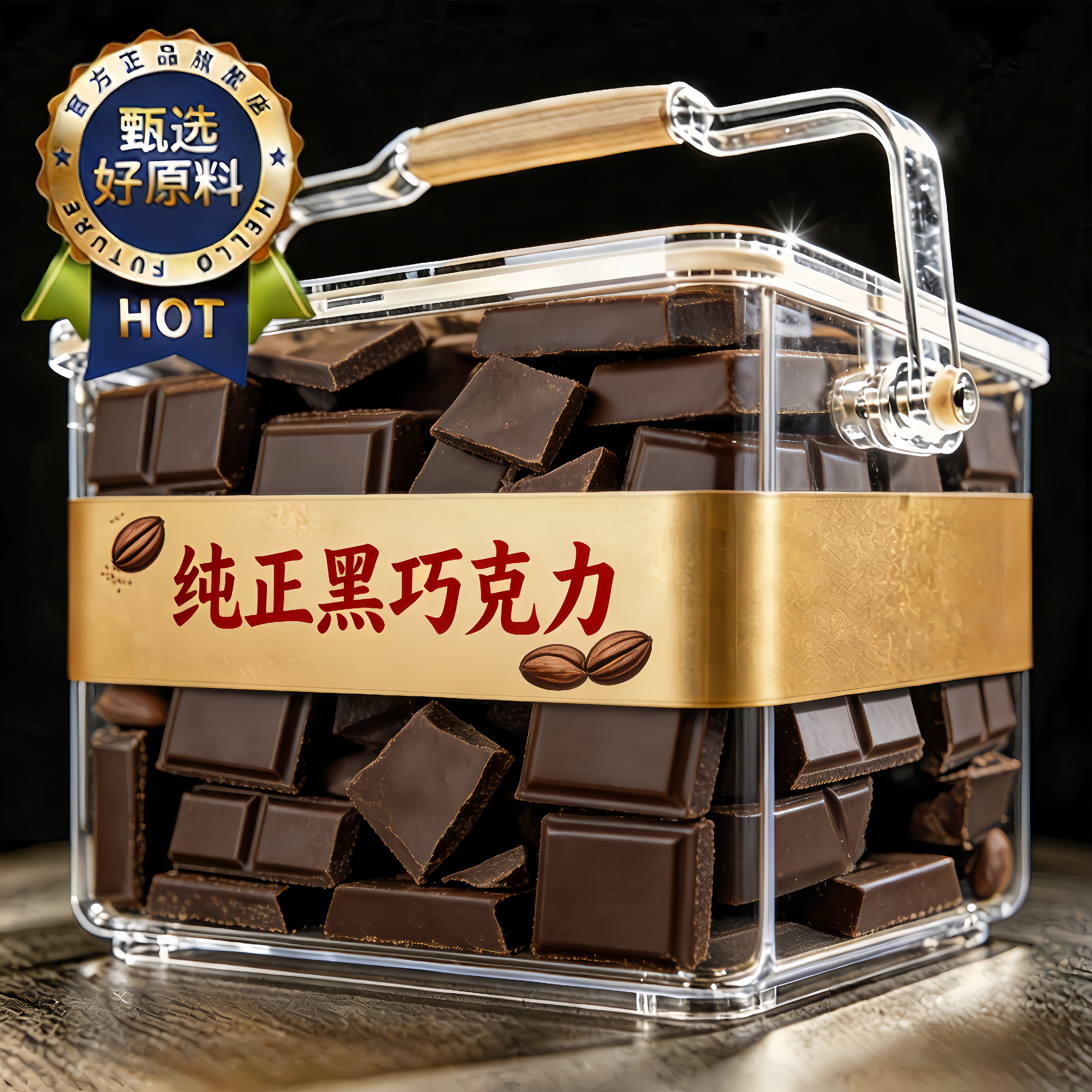 黑巧克力无糖0脂肪酸官方旗舰店图片
