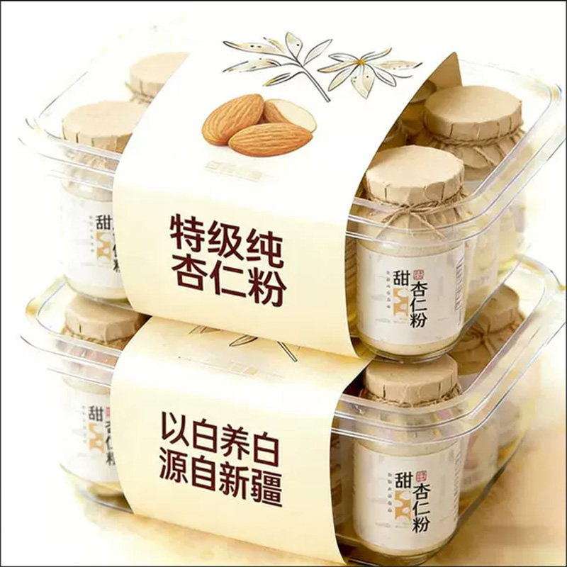 新疆甜杏仁粉原味无添加南杏仁粉图片
