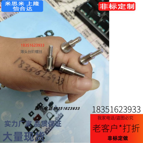 DBTS4-6-6 /304轴销螺栓 超短头型·短头型/薄头内六角台阶螺丝