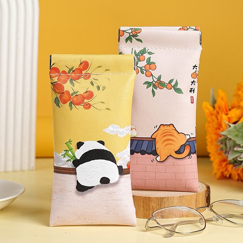 可爱熊猫眼镜袋女抗压便携近视眼镜弹片太阳镜墨镜自动闭合收纳包,ZIPPO/瑞士军刀/眼镜,眼镜袋,淘宝优惠券,粉丝福利购,淘宝优惠卷