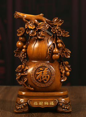 招财纳福葫芦客厅装饰品摆件