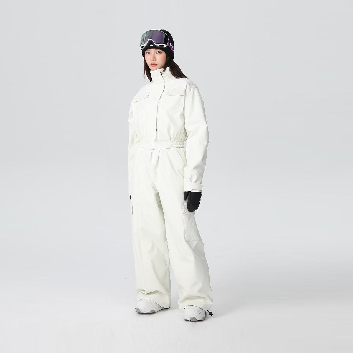 滑雪服女单板双板高腰修身滑雪服