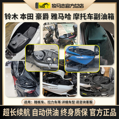 牧马志踏板摩托车自动供油副油箱