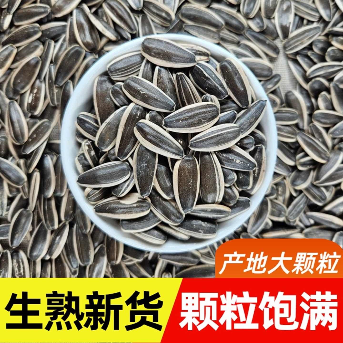 生瓜子葵花籽中大新货内蒙古大颗粒原味熟炒货散装零食办公室休闲