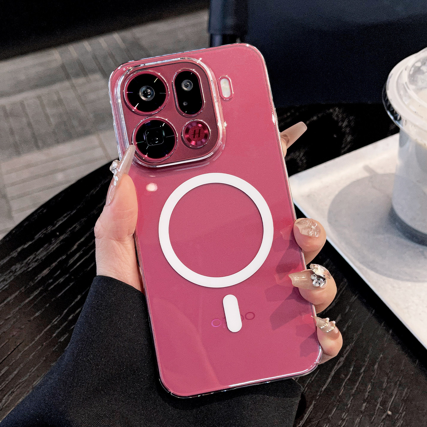 适用oppofindx9pro手机壳新款超薄磁吸FindX9镜头全包findx8ultra磨砂透明findx8s+男女简约x7高级感硬壳