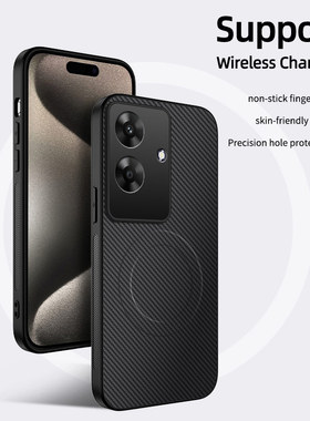 适用realmec61国际版手机壳realmeNote60保护套碳纤维纹NarzoN61全包防摔Narzo70磁吸case海外男女新款外壳港