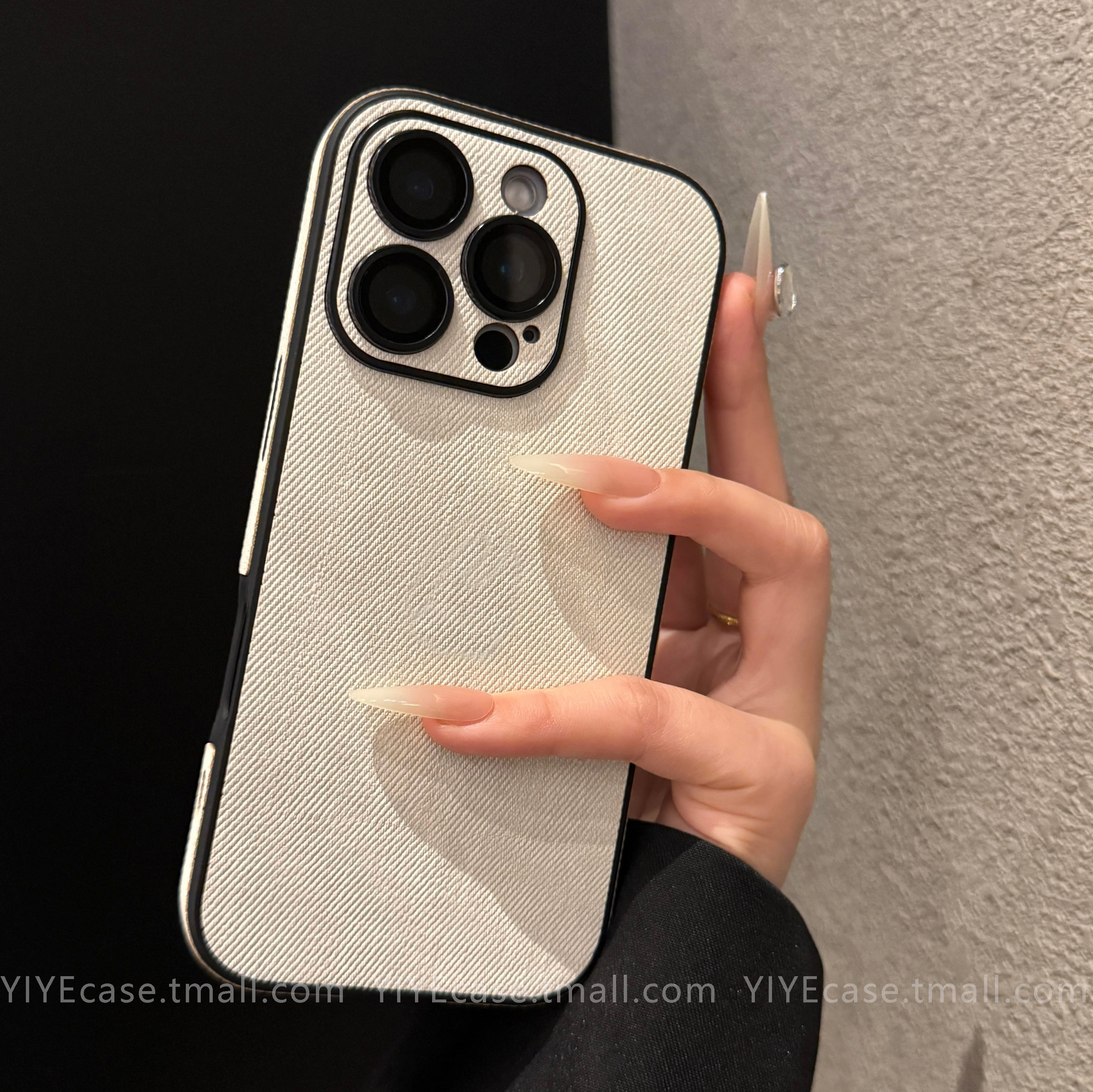 ins高颜值复古百搭牛仔布适用于iPhone16pro新款苹果16手机壳女15高级14男13情侣ProMax防摔pro全包17套16pm