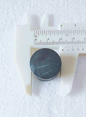 黑色普通铁氧体磁铁22x20圆形22x15吸铁石用于门吸电动门磁石包邮