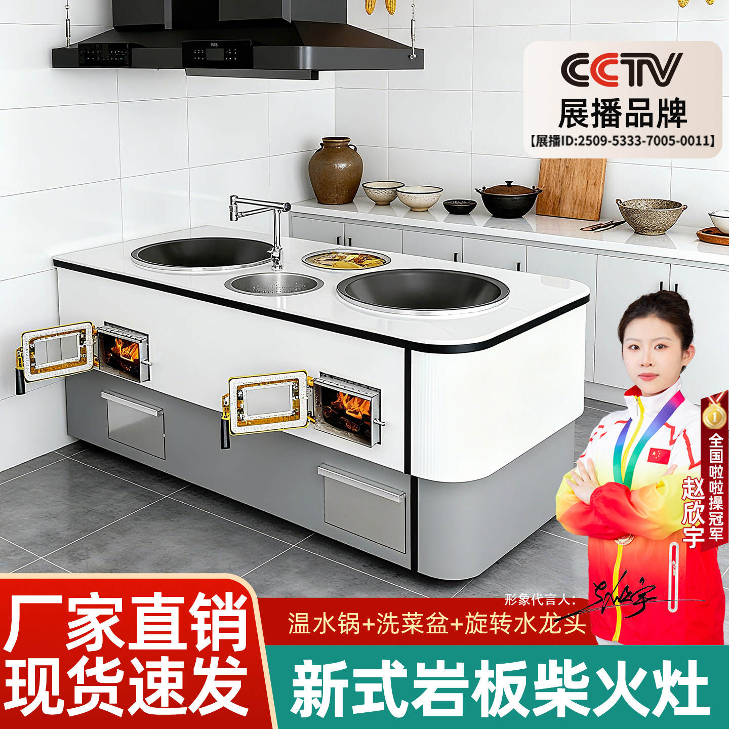 新式柴火灶农村家用可移动地锅图片
