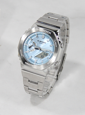 G-SHOCK卡西欧手表男金属彩盘八角商务休闲防水防震石英GM-2110D