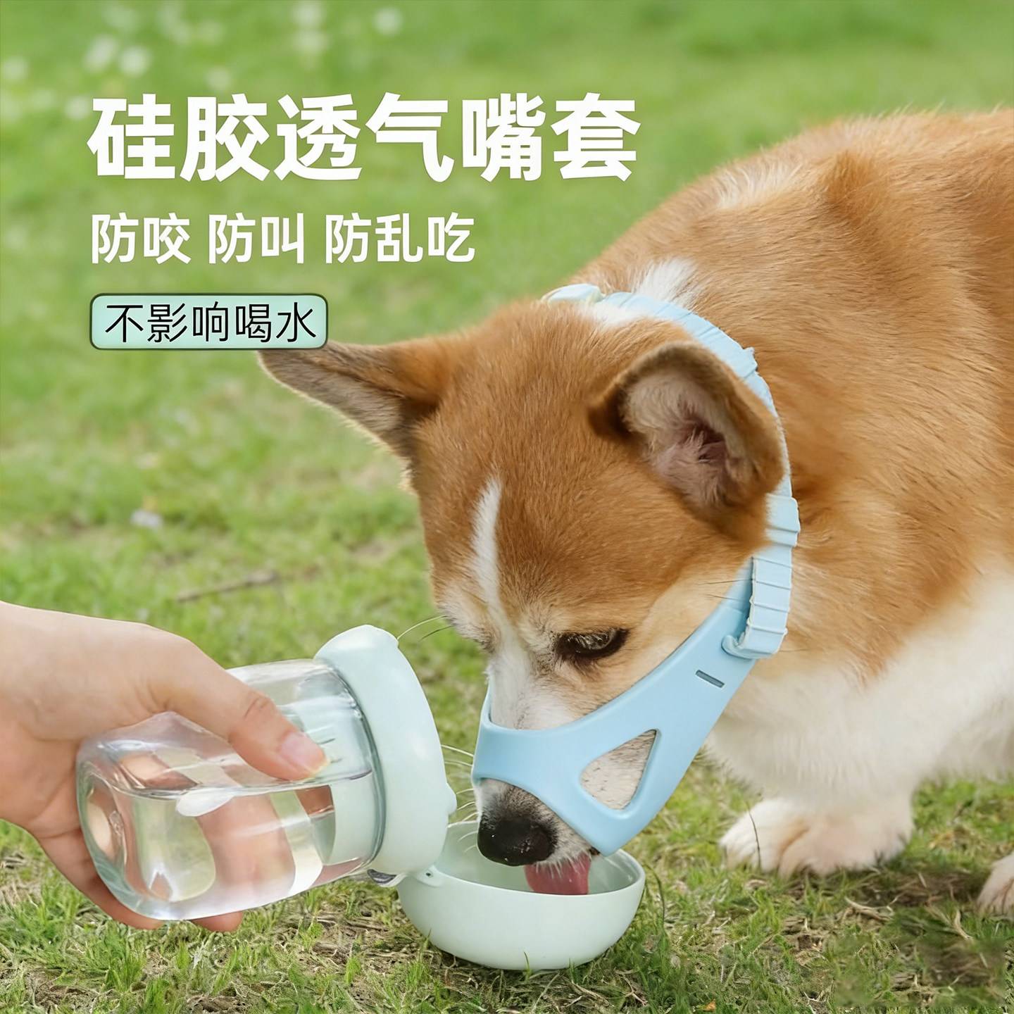 狗狗专用防咬防乱吃硅胶嘴套大中