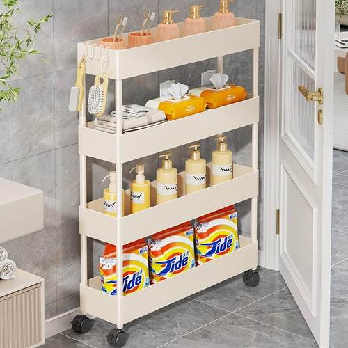 超薄置物架夹缝收纳柜可移动缝隙