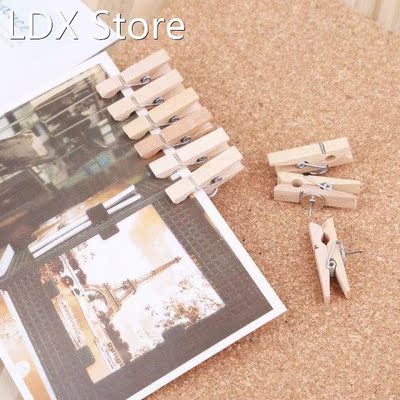 20pcs Wood Clothespins Wooden Laundry Clothes Pins Scrapbook