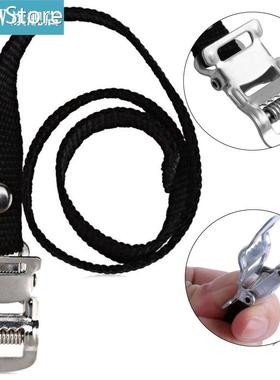 Bicycle Pedal Footrest Non Slip Nylon Strap Bike Toe Straps