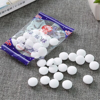 Moth Balls Natural Camphor Pill Wardrobe Anti-mite Anti-mite