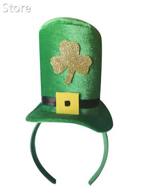 2021 Fashion Trendy New Irish Holiday Decoration Golden Glit
