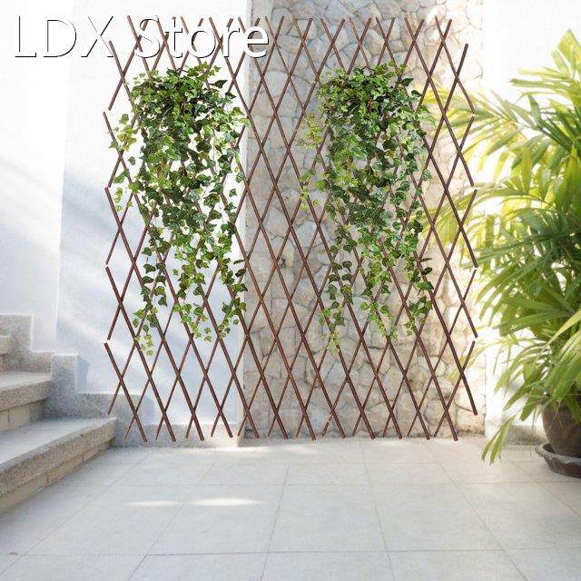 retractable solid wood fence fence indoor and outdoor plant