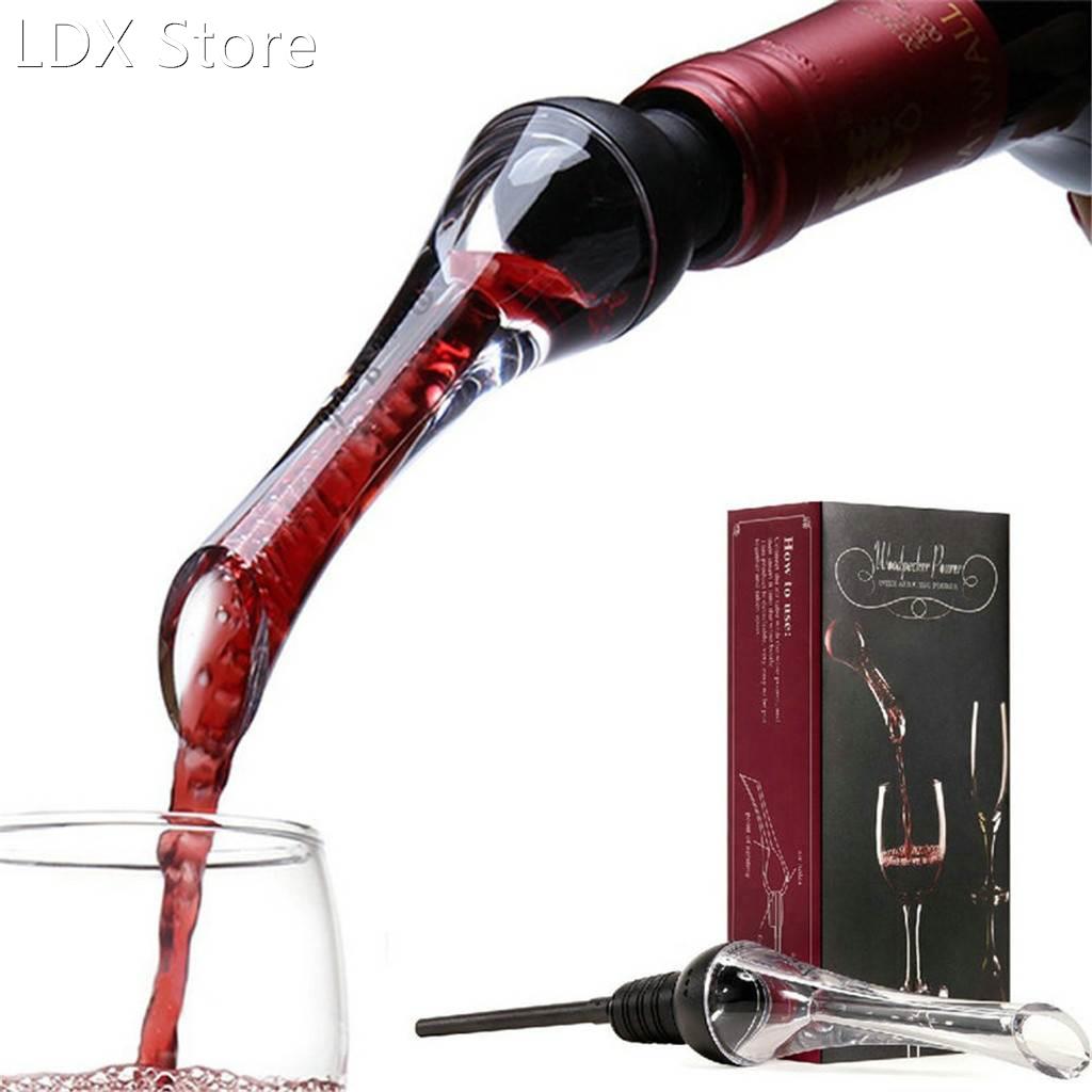 Wine Aerator Pourer Black Premium Aerating Pourer and Decant