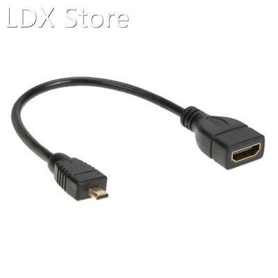 1pcs V1.4 Male to Female HDMI-compatibl to Micro Cable 1080p