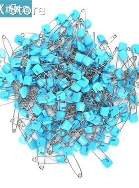 Sewing Tools 200Pcs Plastic Head Safety Pins Blue Locking Ho