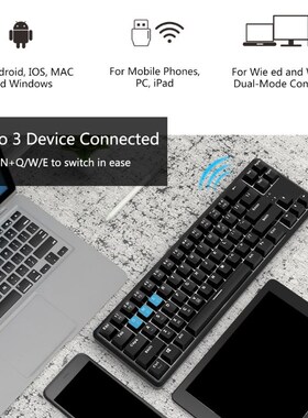 2020 Ajazz K680t Wired Bluetooth 68 Keys with Anti ghosting