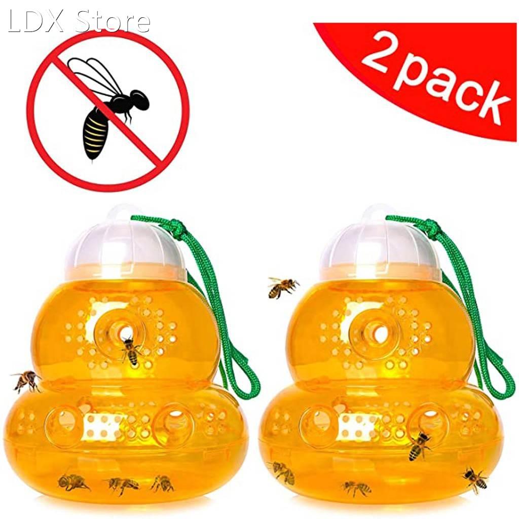 2 pack Bee Catcher Beehive Wasp Trap Hornets Yellow Jackets