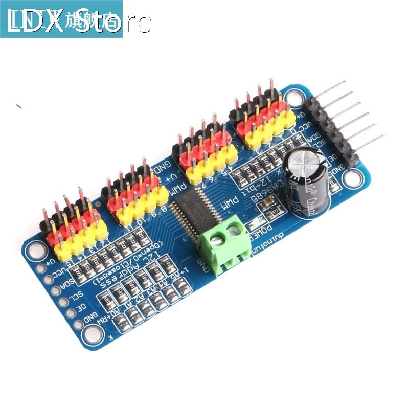 PCA9685 16-Channel 12-bit PWM Servo Motor Driver I2C Module