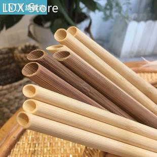 50Pcs/Set Bamboo Straw 20cm Reusable Straws Eco Friendly Na