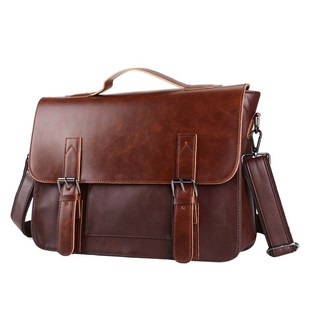 SYNARA Famous Brands Vintage Leather Briefcases Men Messeng