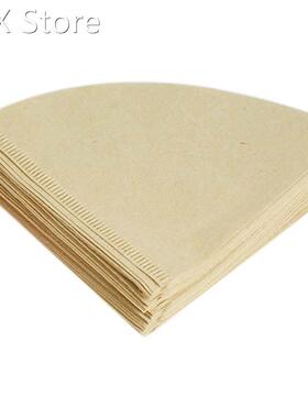 80PCS V Shape Coffee Filter Paper Cone 1-2Cup 适用于 V60 Dri