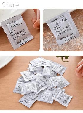Useful 100 Packs 1g Non-Toxic Silica Gel Desiccant Damp Dehu