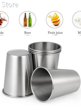5pcs/set Cups Good Quality 304 Stainless Steel Beer Cup Wine