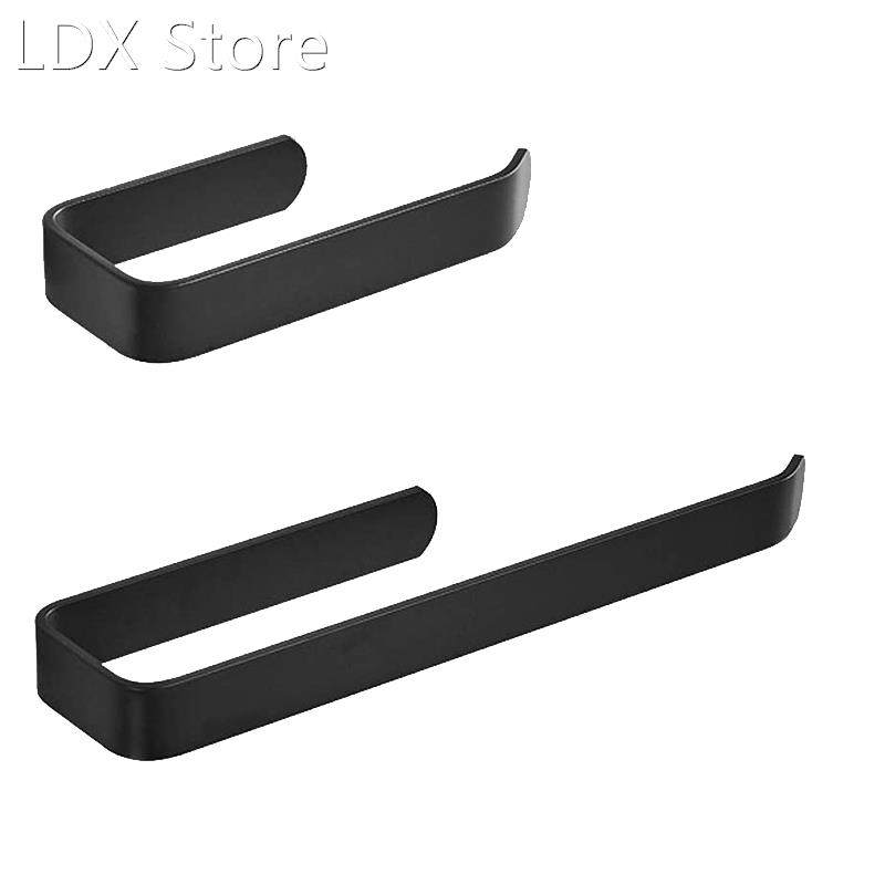 2 pieces bathroom towel rail, towel rail black, shower towel