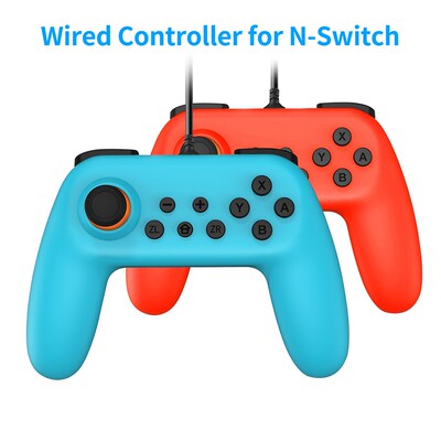 OIVO Wired Controllers for Nintendo Switch Gamepad Bule and