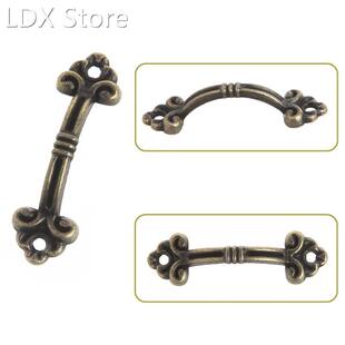 10x Handle Knob Retro Arch Tracery Drawer Wooden Jewelry Box