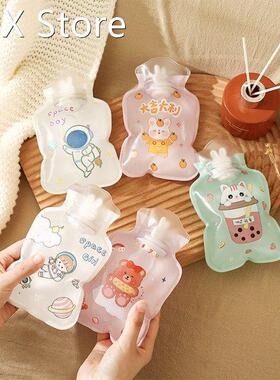 Hot Water Bottle Hand Warmers Cute Transparent Warm Belly Tr