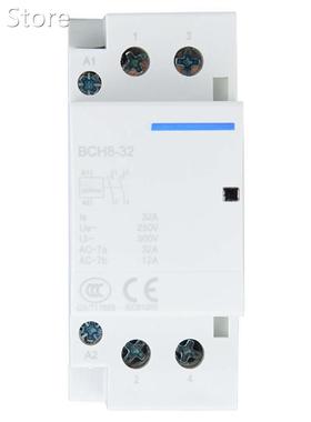 2P AC Contactor 220V/230V DIN Rail Mounting Low Power Consum