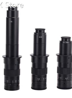 C-mount Lens 120X 180X 300X Zoom 0.7X-4.5X Magnification USB