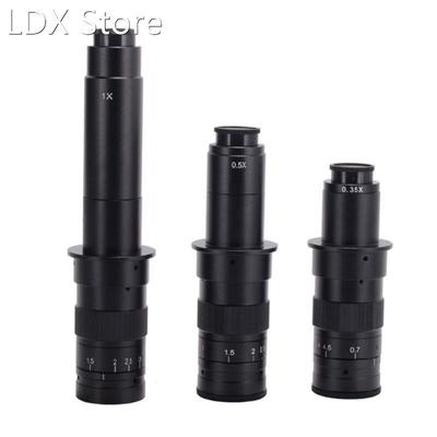 C-mount Lens 120X 180X 300X Zoom 0.7X-4.5X Magnification USB