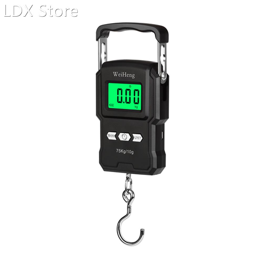 75kg/10g Digital Scale with 100cm Tape Measure Electronic Ba