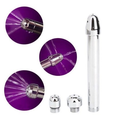 Shower Enema Water Nozzle 3Style Head  Douche l Clean Kit Cl