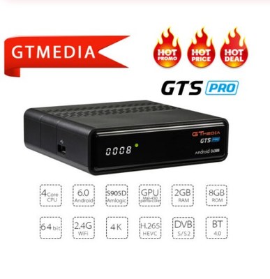 GTMEDIA GTS PRO Android 6.0 Smart TV BOX S905D 2G 8G Set To