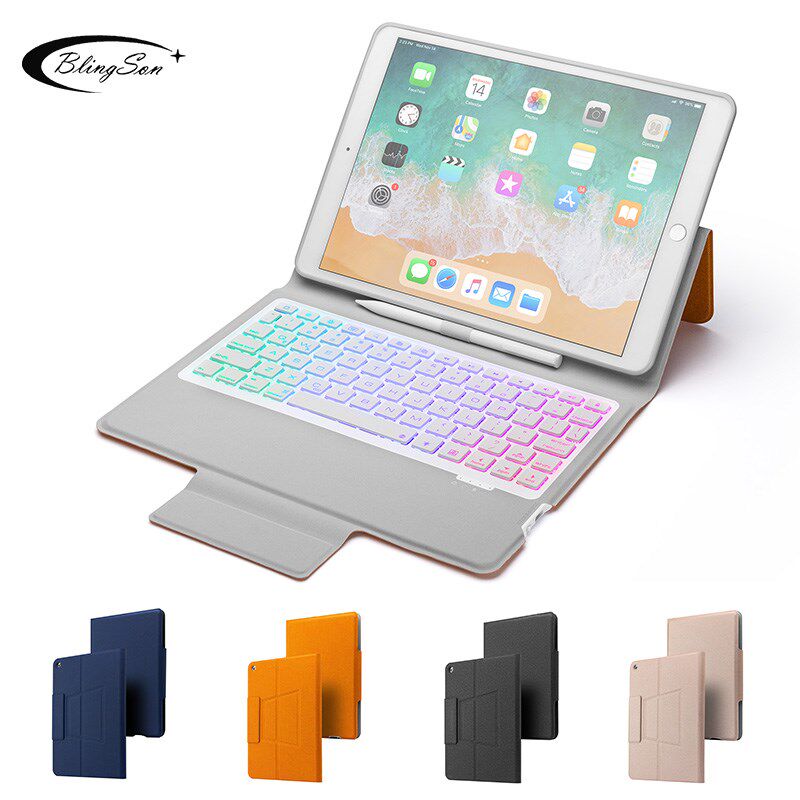 Keyboard Case for iPad 10.2 2019 Smart Cover for Apple iPad