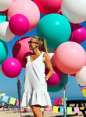 1pc 36inch Giant pink blue Inflable Balloon large Latex