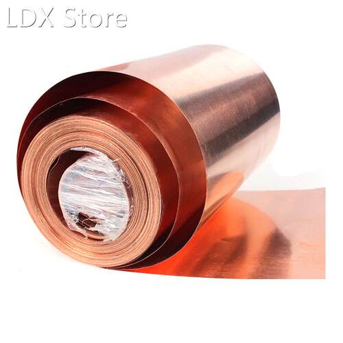 1PCS Pure Red Copper Strip Copper Plate Cu Metal Sheet Foil