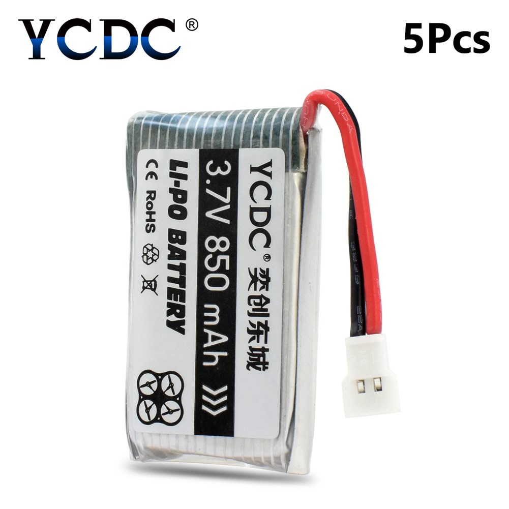 3.7V 850mAH Lipo Battery and Charger  Syma X5C X5SC X5SW X5C